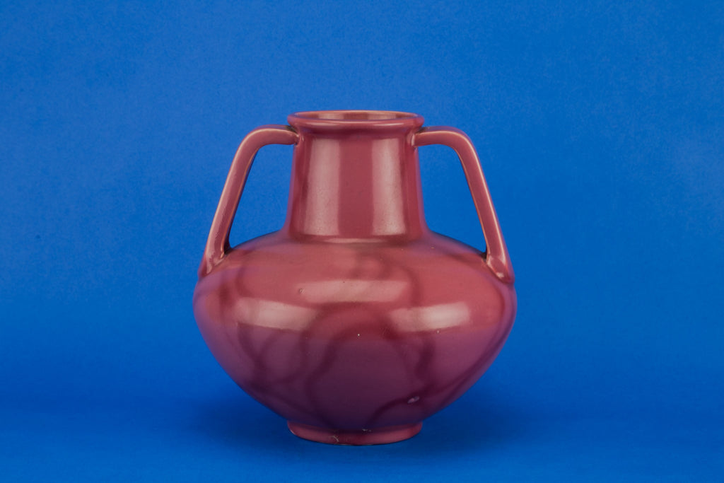 Pink ceramic vase