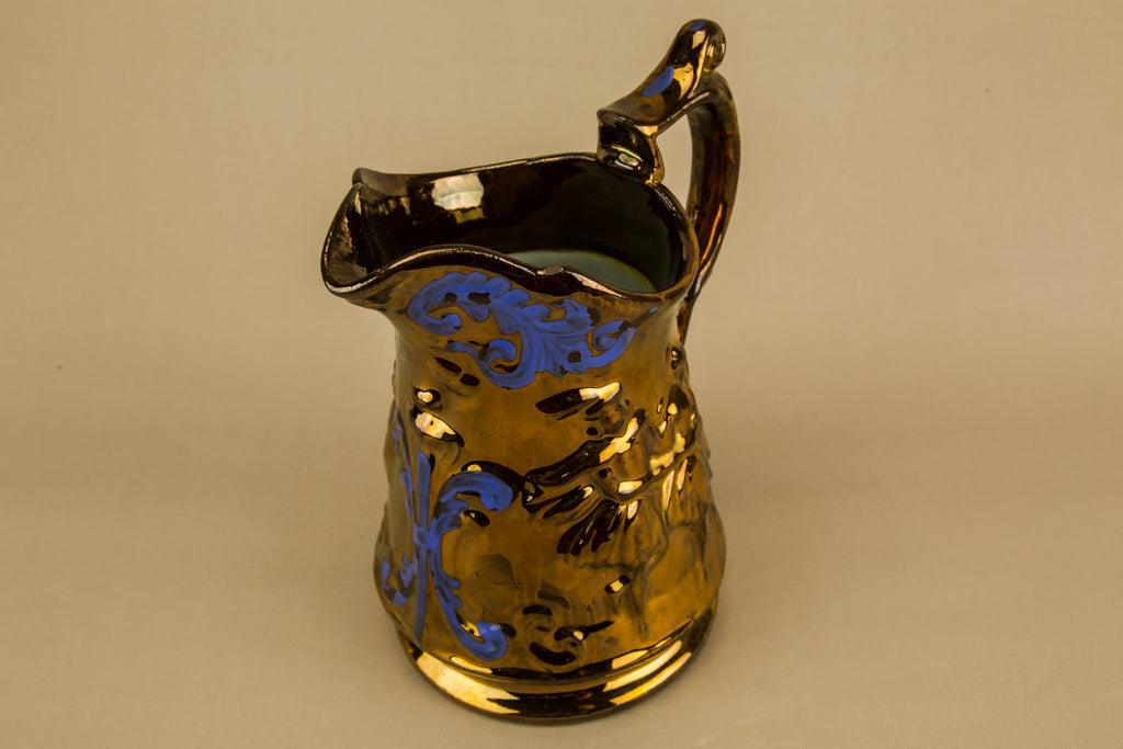 Lustre ceramic water jug