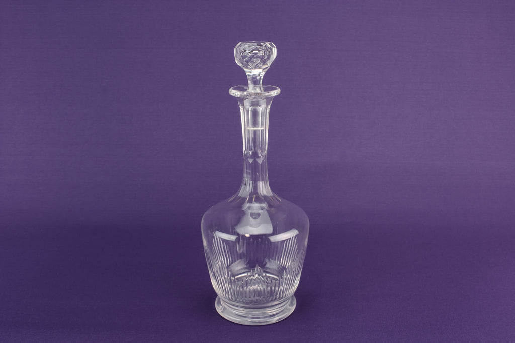 Cut glass elegant decanter