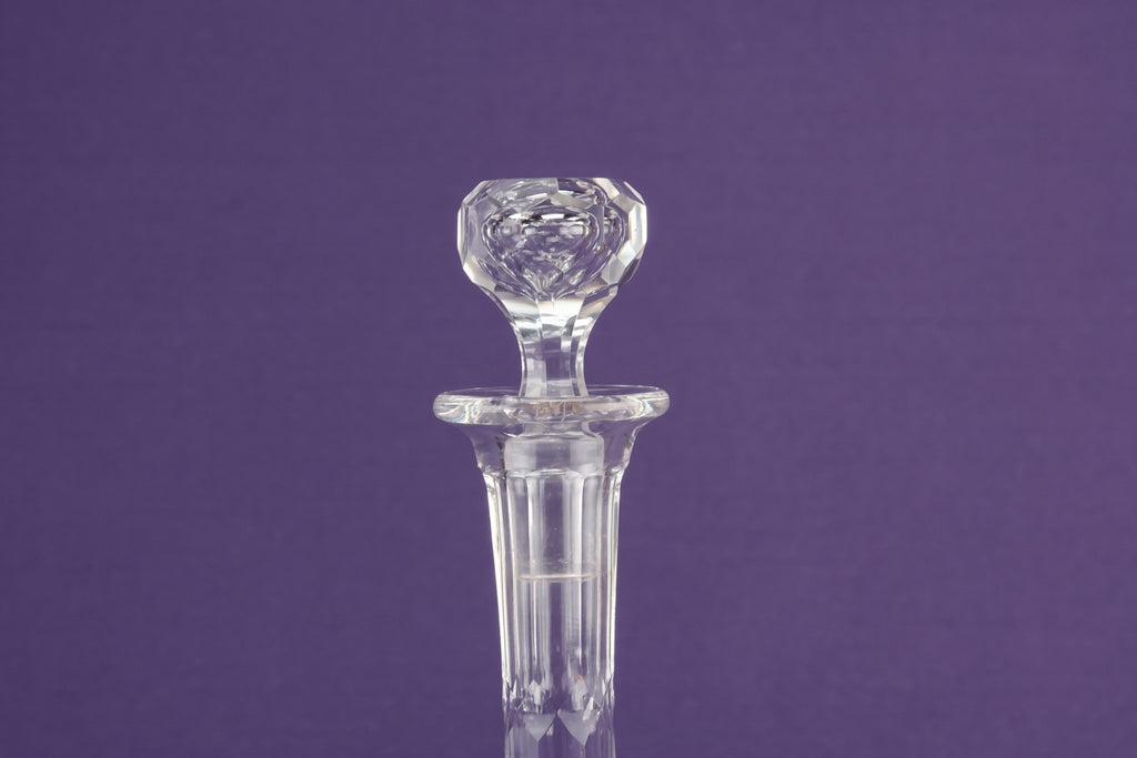 Cut glass elegant decanter